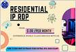 Residential IP RDP 99.9Fresh IP RDP EXTR